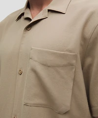 Lightweight Camp Collar Button-Up Shirt *Pocket | Men's Short Sleeve Shirts & Tee's