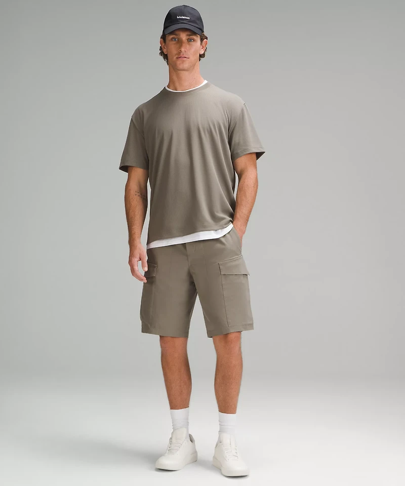 Textured Mesh Oversized T-Shirt | Men's Short Sleeve Shirts & Tee's