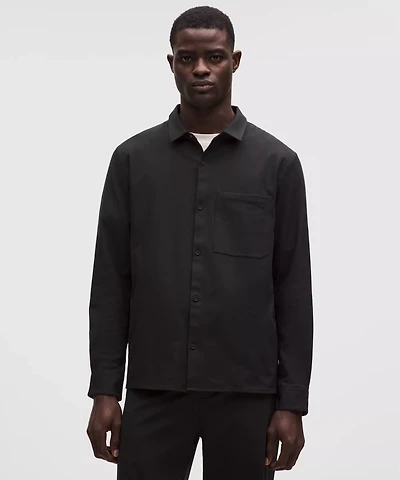 Brushed Woven Overshirt