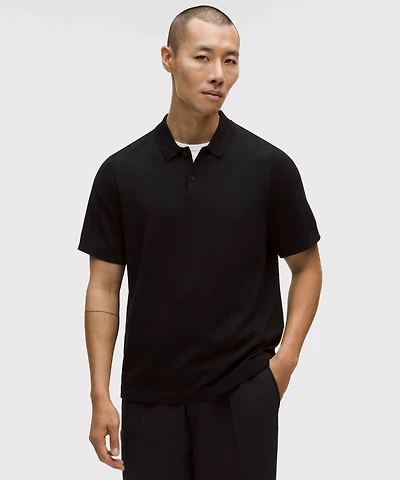 New Venture Short-Sleeve Knit Polo Shirt | Men's Shirts