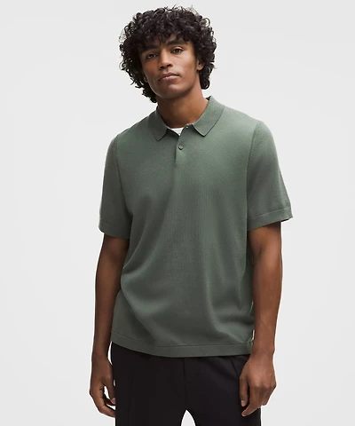 New Venture Short-Sleeve Knit Polo Shirt