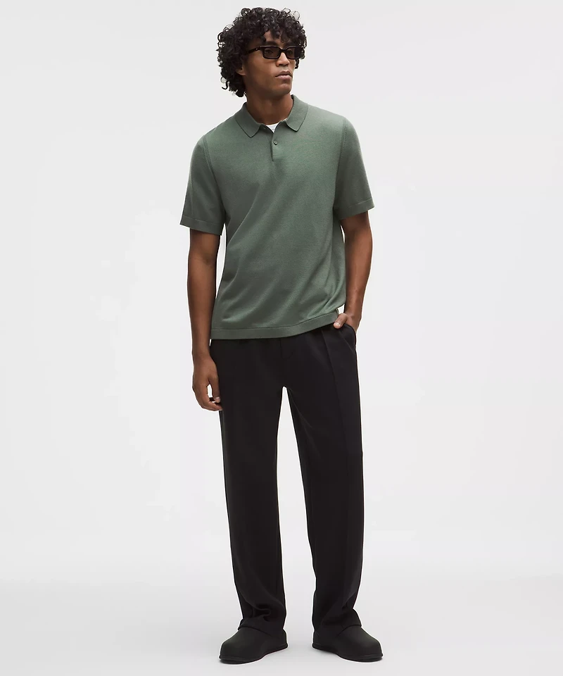 New Venture Short-Sleeve Knit Polo Shirt