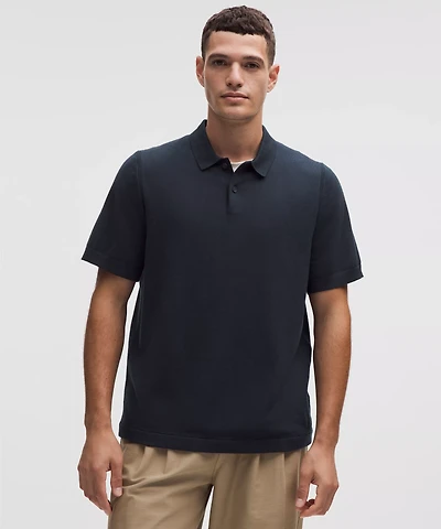 New Venture Short-Sleeve Knit Polo Shirt | Men's Shirts