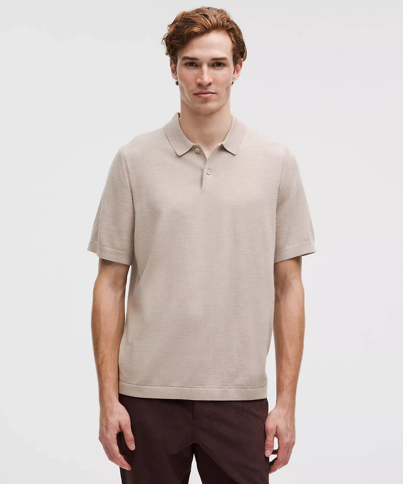 New Venture Short-Sleeve Knit Polo Shirt