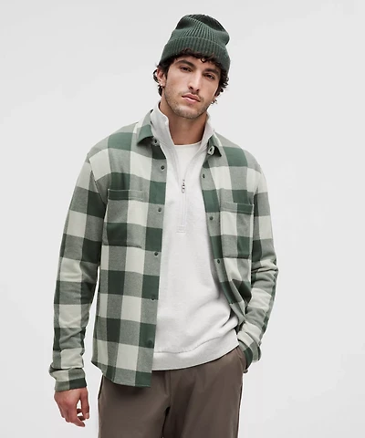Soft Knit Overshirt | Men's Long Sleeve Shirts