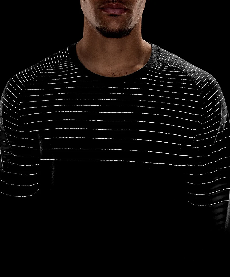 Metal Vent Tech Long-Sleeve Shirt *Glow Stripe | Men's Long Sleeve Shirts