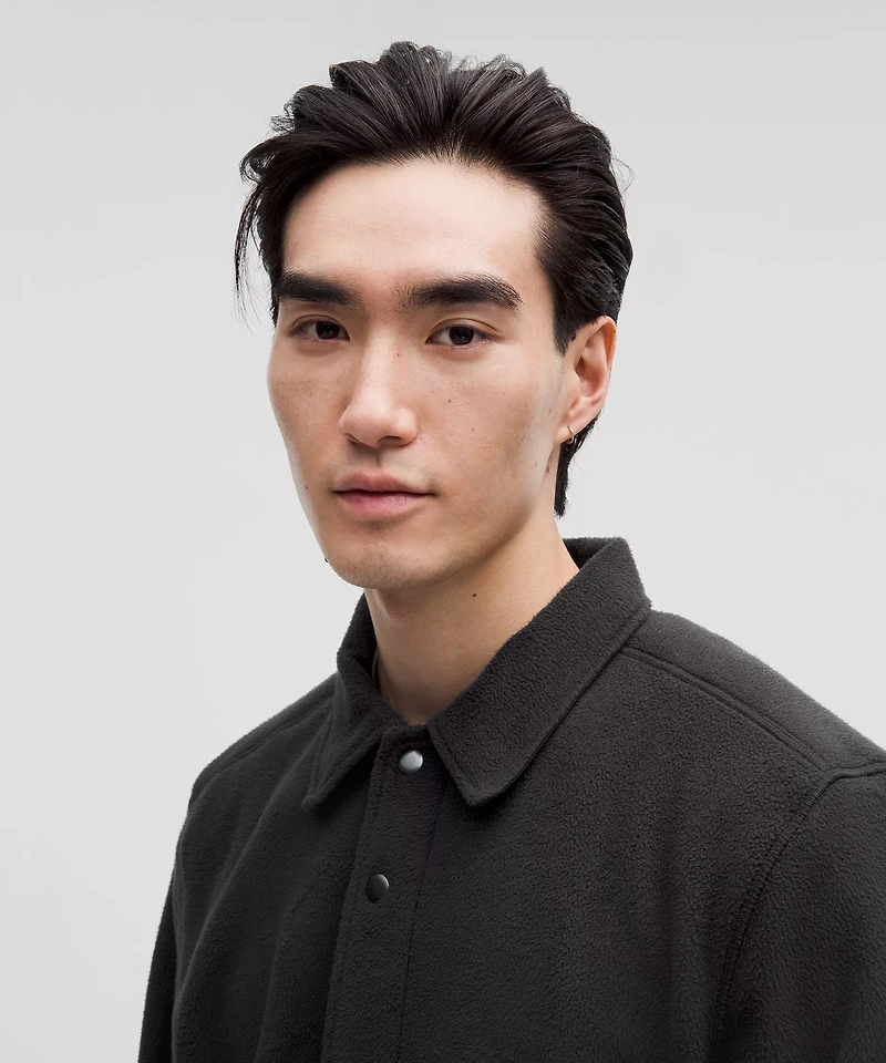 Fleece Classic-Fit Overshirt | Men's Button Down & Dress Shirts