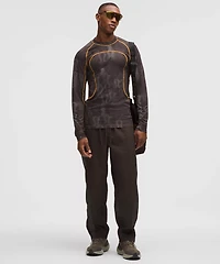 Men's Jacquard Tight-Fit Long-Sleeve Shirt *SLNSH Collection | Long Sleeve Shirts