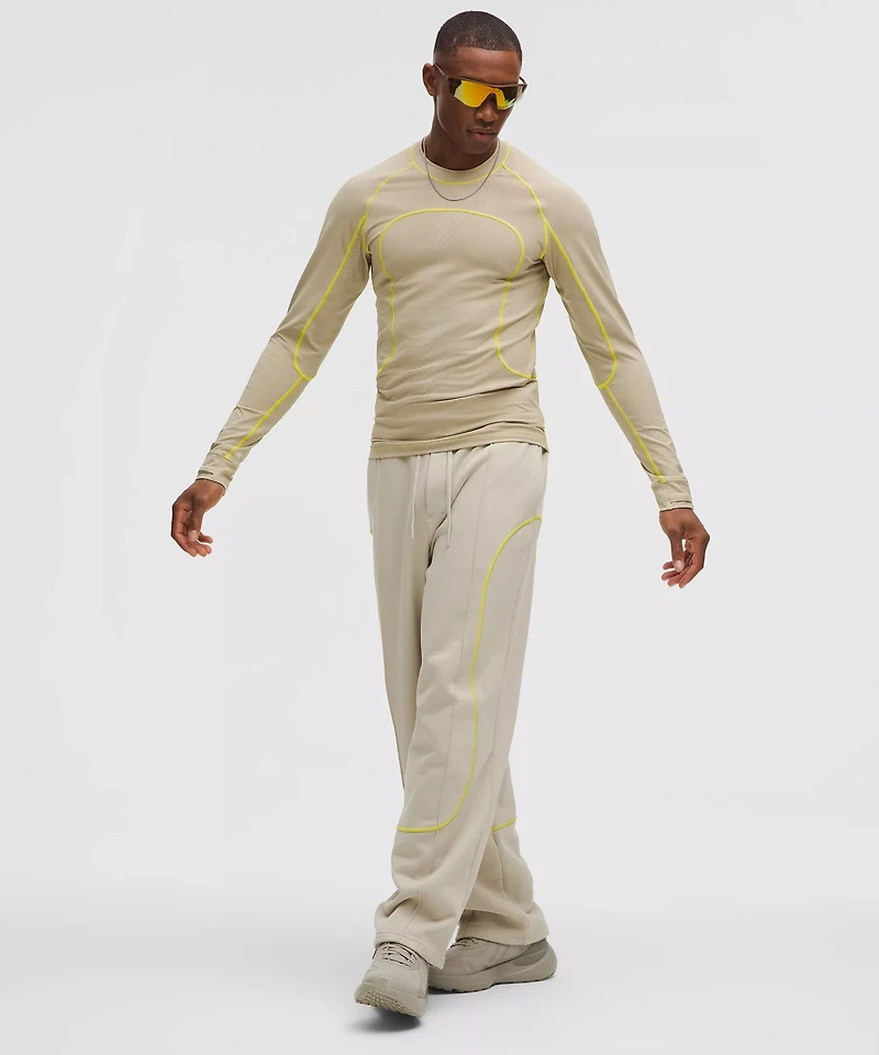 Men's Jacquard Tight-Fit Long-Sleeve Shirt *SLNSH Collection | Long Sleeve Shirts