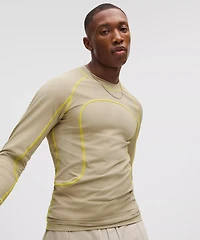 Men's Jacquard Tight-Fit Long-Sleeve Shirt *SLNSH Collection | Long Sleeve Shirts
