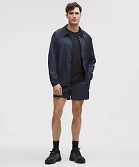 Stretch Satin Nylon Track Jacket | Men's Coats & Jackets