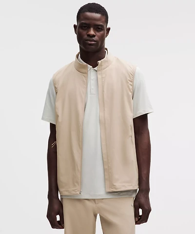 Windproof Full-Zip Golf Vest