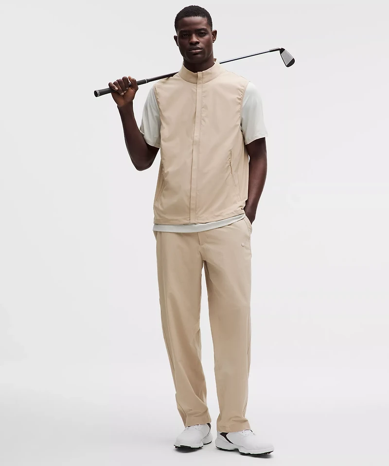 Windproof Full-Zip Golf Vest