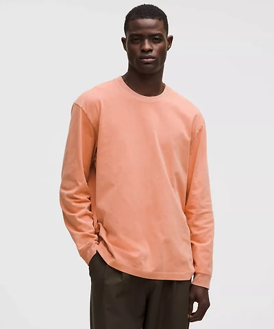 Heavyweight Cotton Jersey Long-Sleeve Shirt *Wash | Men's Long Sleeve Shirts