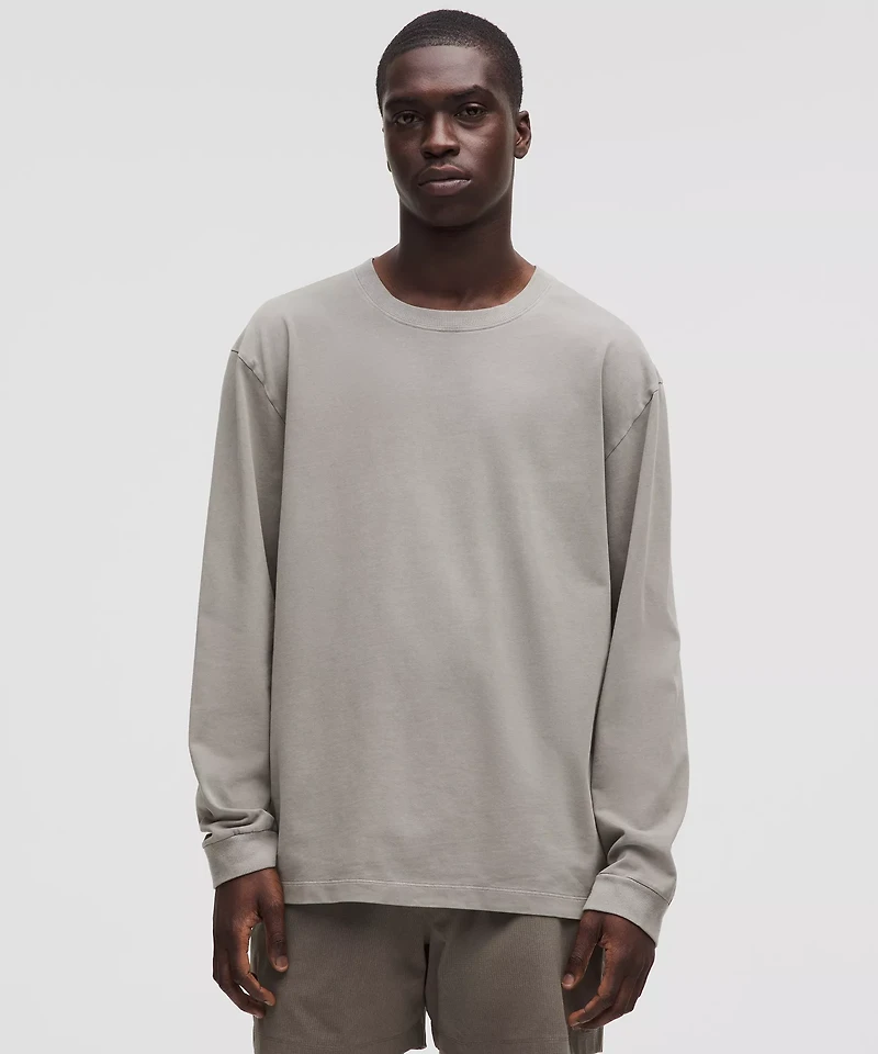 Heavyweight Cotton Jersey Long-Sleeve Shirt *Wash | Men's Long Sleeve Shirts