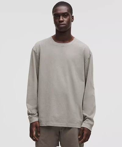 Heavyweight Cotton Jersey Long-Sleeve Shirt *Wash | Men's Long Sleeve Shirts