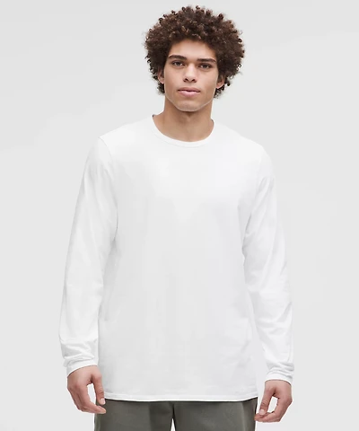 Organic Cotton Classic-Fit Long-Sleeve Shirt | Men's Long Sleeve Shirts