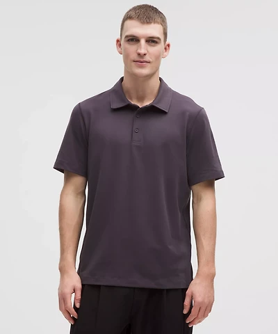 Soft Jersey Short-Sleeve Polo Shirt