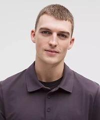 Soft Jersey Short-Sleeve Polo Shirt