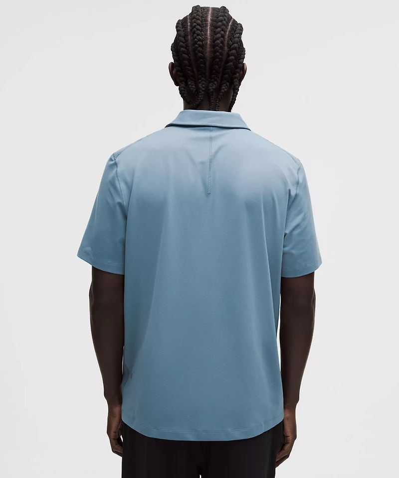 Soft Jersey Short-Sleeve Polo Shirt