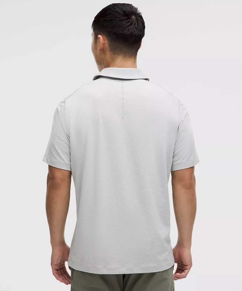 Soft Jersey Short-Sleeve Polo Shirt