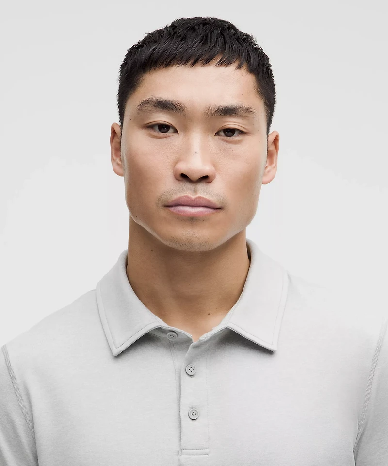 Soft Jersey Short-Sleeve Polo Shirt