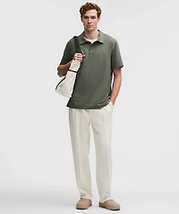 Soft Jersey Short-Sleeve Polo Shirt