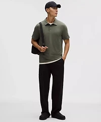 Soft Jersey Short-Sleeve Polo Shirt