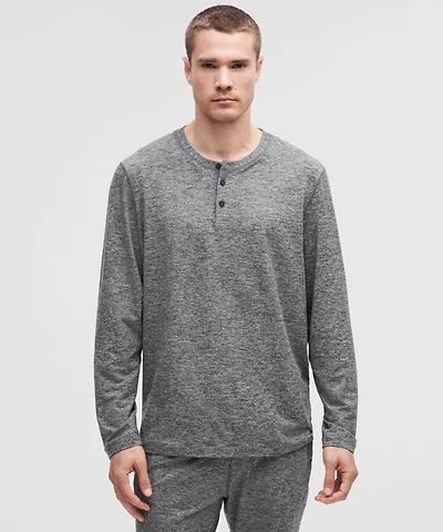 Soft Jersey Long-Sleeve Henley | Men's Long Sleeve Shirts