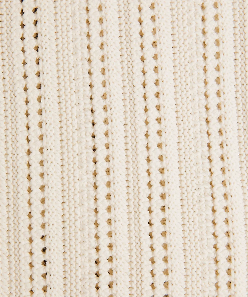Cotton-Blend Open-Knit Button Up | Men's Down & Dress Shirts
