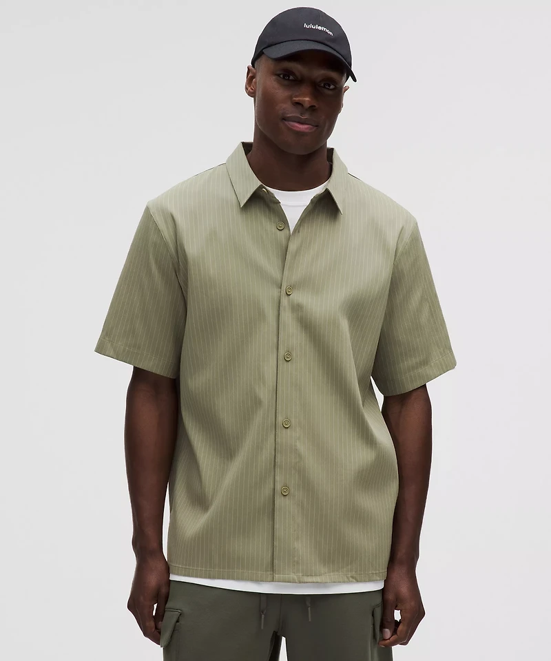 Relaxed-Fit Short-Sleeve Button Up Shirt | Men's Down & Dress Shirts