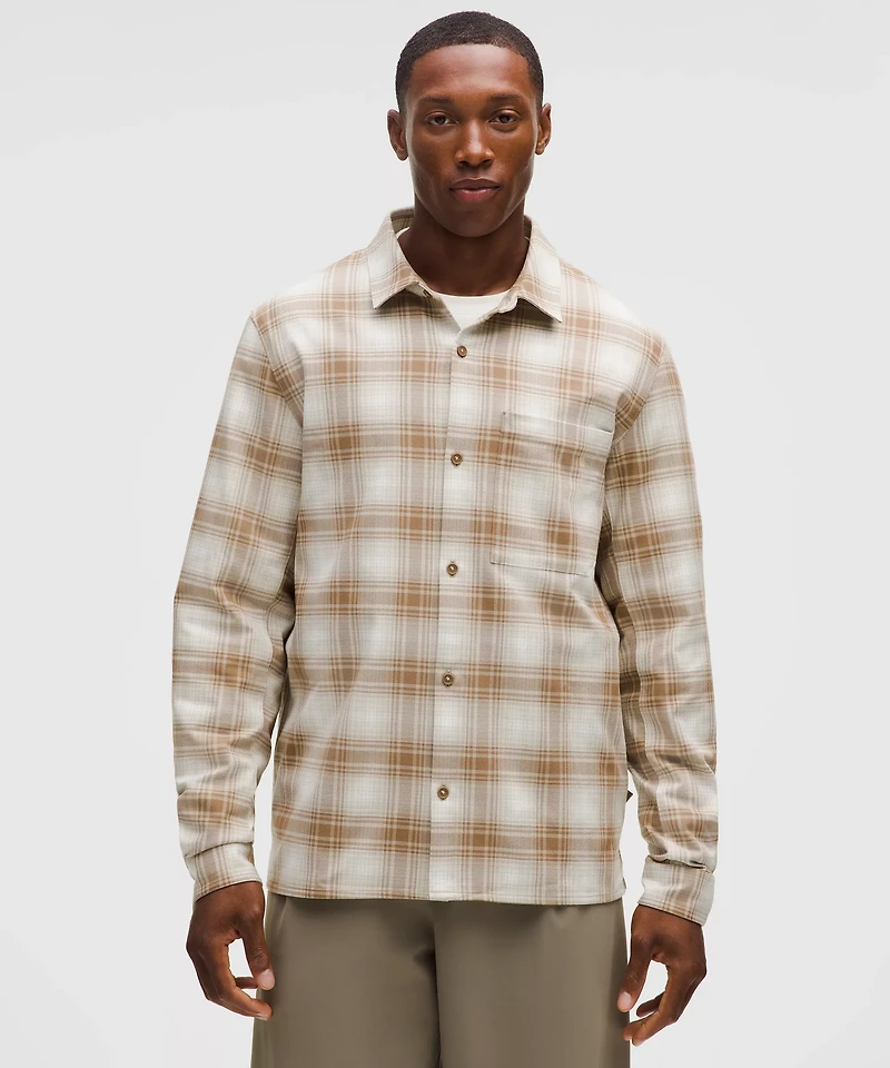 Brushed Woven Overshirt | Men's Button Down & Dress Shirts