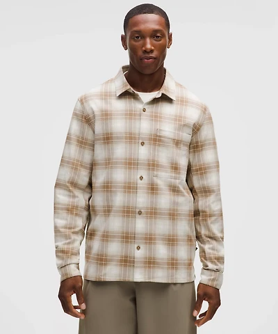 Brushed Woven Overshirt | Men's Button Down & Dress Shirts
