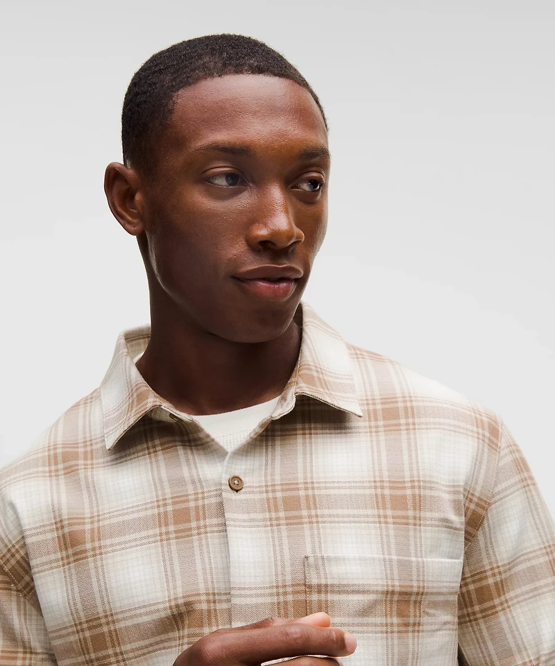 Brushed Woven Overshirt | Men's Button Down & Dress Shirts