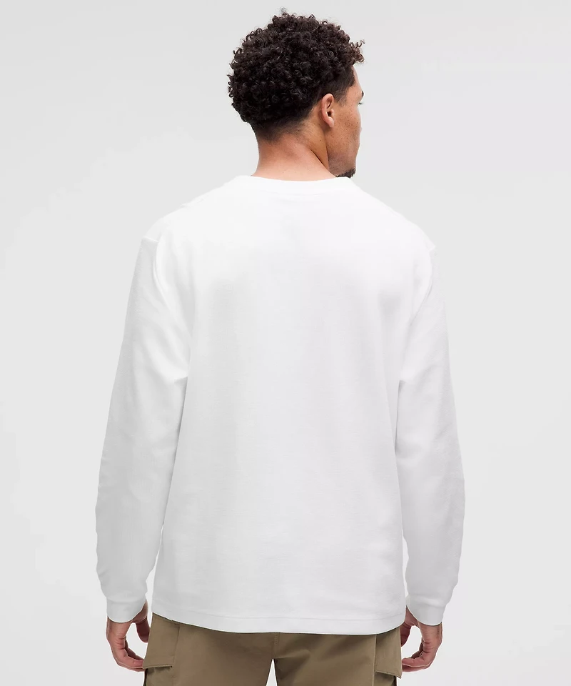 Heavyweight Cotton Textured Henley | Men's Long Sleeve Shirts