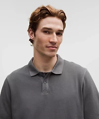 Cotton Pique Short-Sleeve Polo Shirt | Men's Shirts