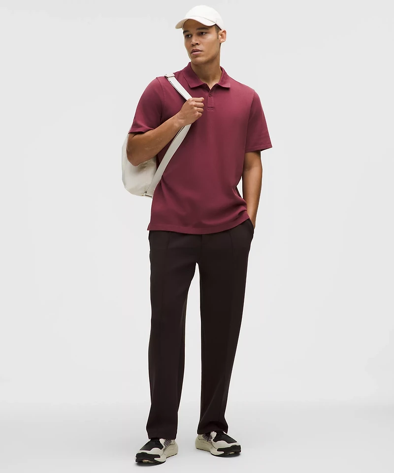 Cotton Pique Short-Sleeve Polo Shirt | Men's Shirts