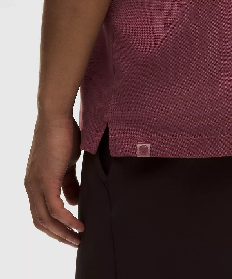 Cotton Pique Short-Sleeve Polo Shirt | Men's Shirts