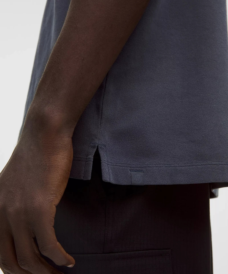 Cotton Pique Short-Sleeve Polo Shirt | Men's Shirts