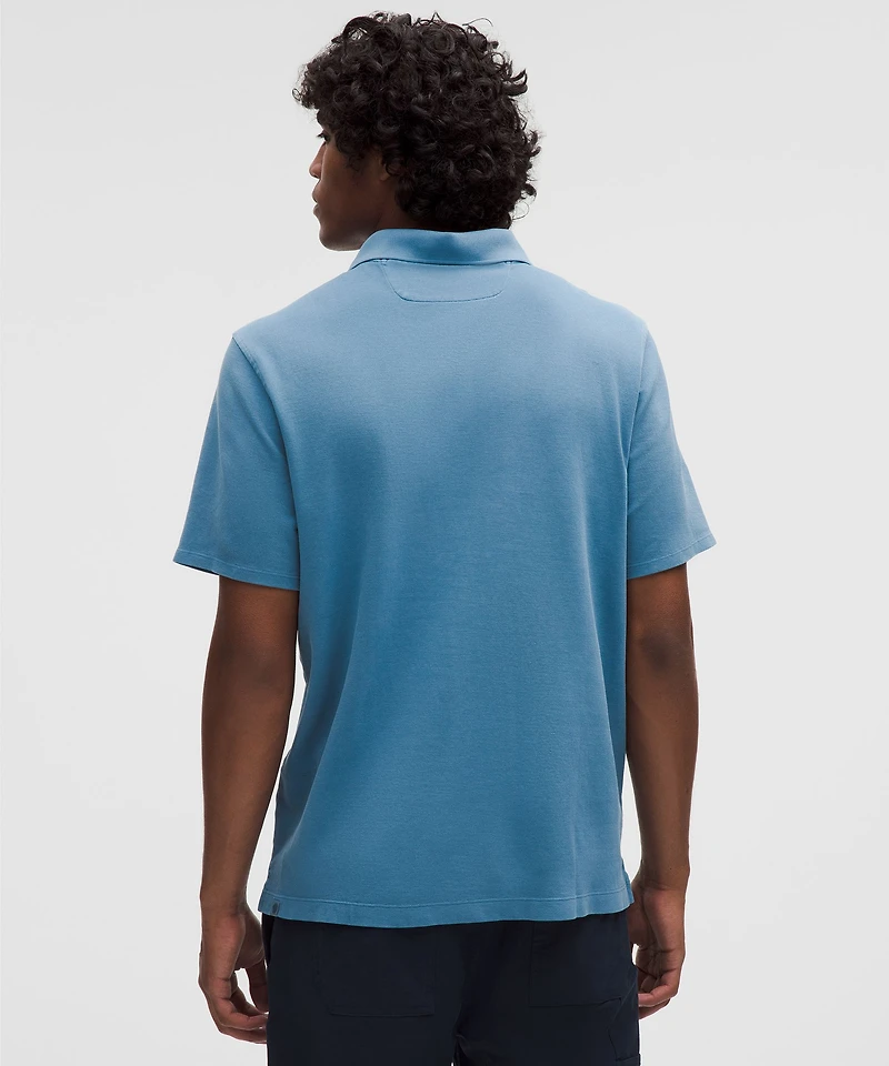 Cotton Pique Short-Sleeve Polo Shirt | Men's Shirts