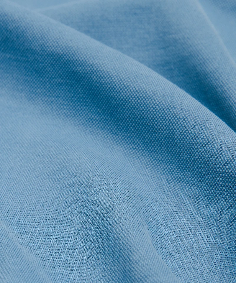 Cotton Pique Short-Sleeve Polo Shirt