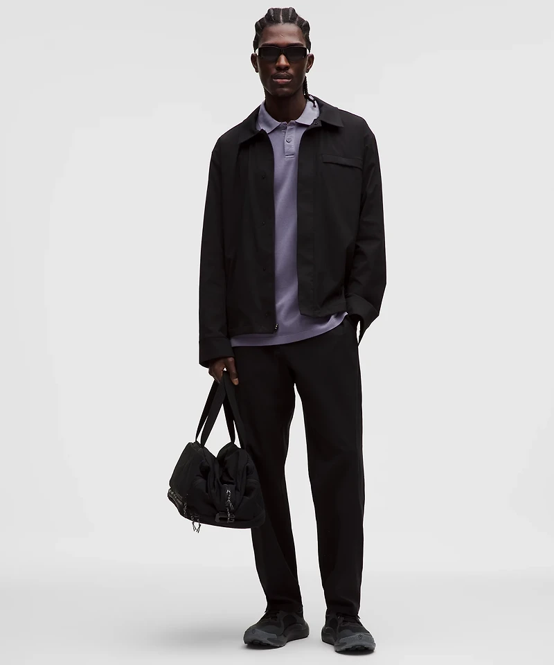 Cotton Pique Short-Sleeve Polo Shirt