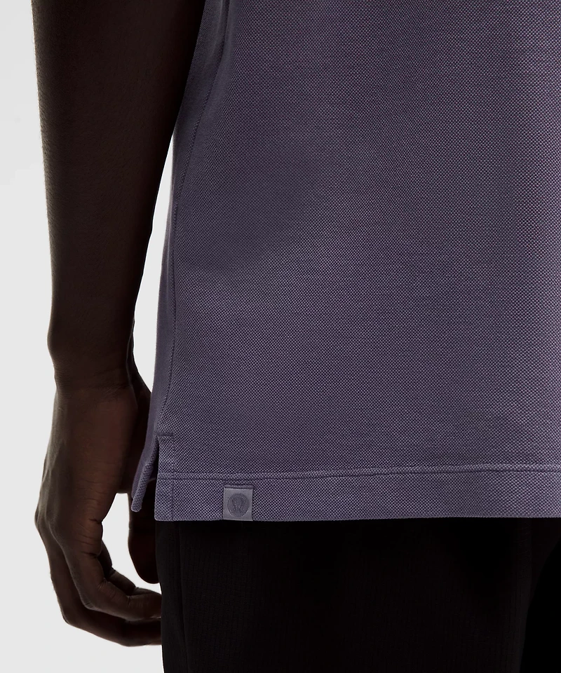 Cotton Pique Short-Sleeve Polo Shirt