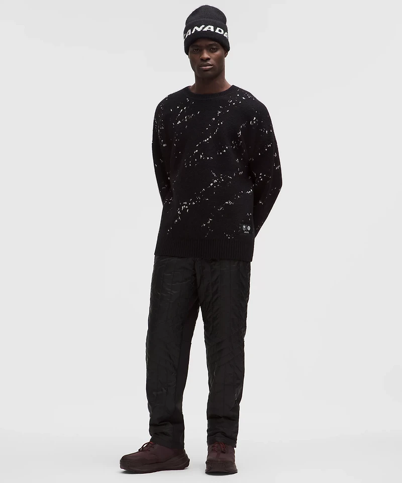 Team Canada Men's Alpaca-Blend Jacquard Sweater *COC Logo