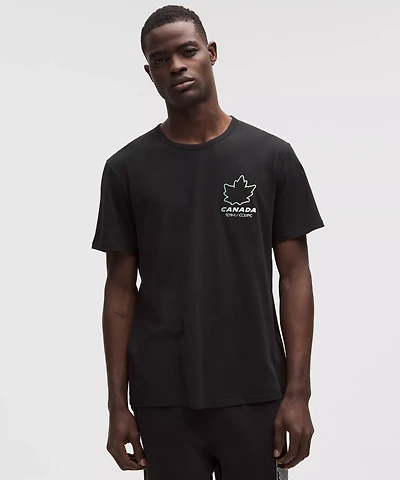 Team Canada Men's Cotton Jersey Graphic T-Shirt *COC Logo