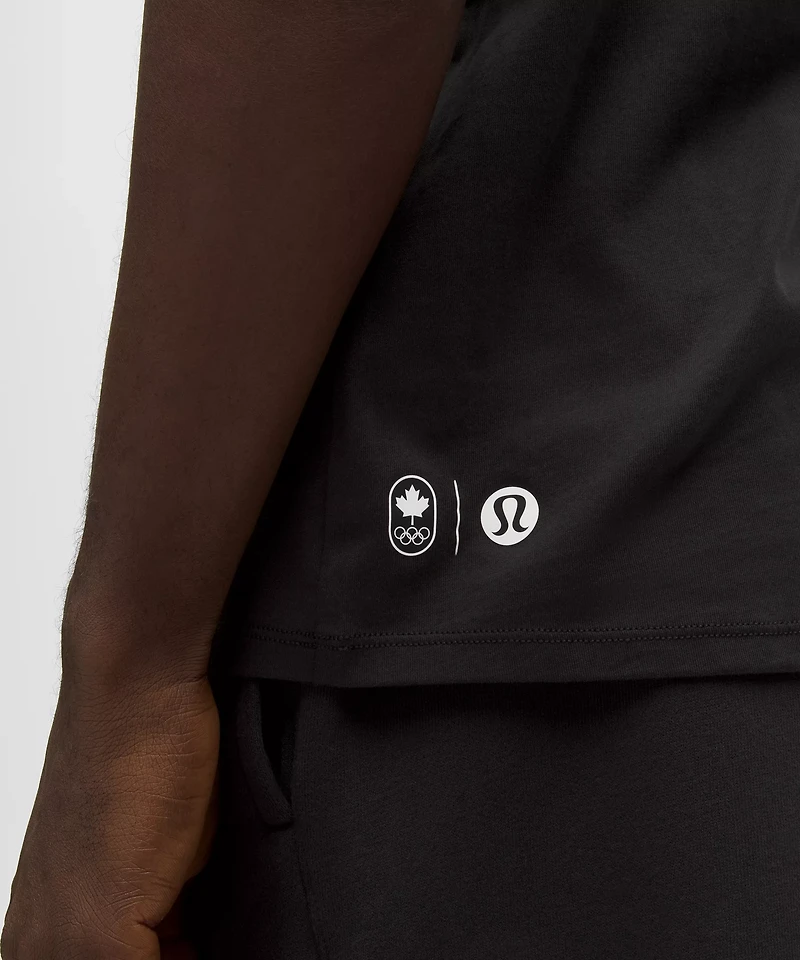 Team Canada Men's Cotton Jersey Graphic T-Shirt *COC Logo