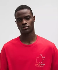 Team Canada Men's Cotton Jersey Graphic T-Shirt *COC Logo