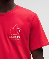 Team Canada Men's Cotton Jersey Graphic T-Shirt *COC Logo