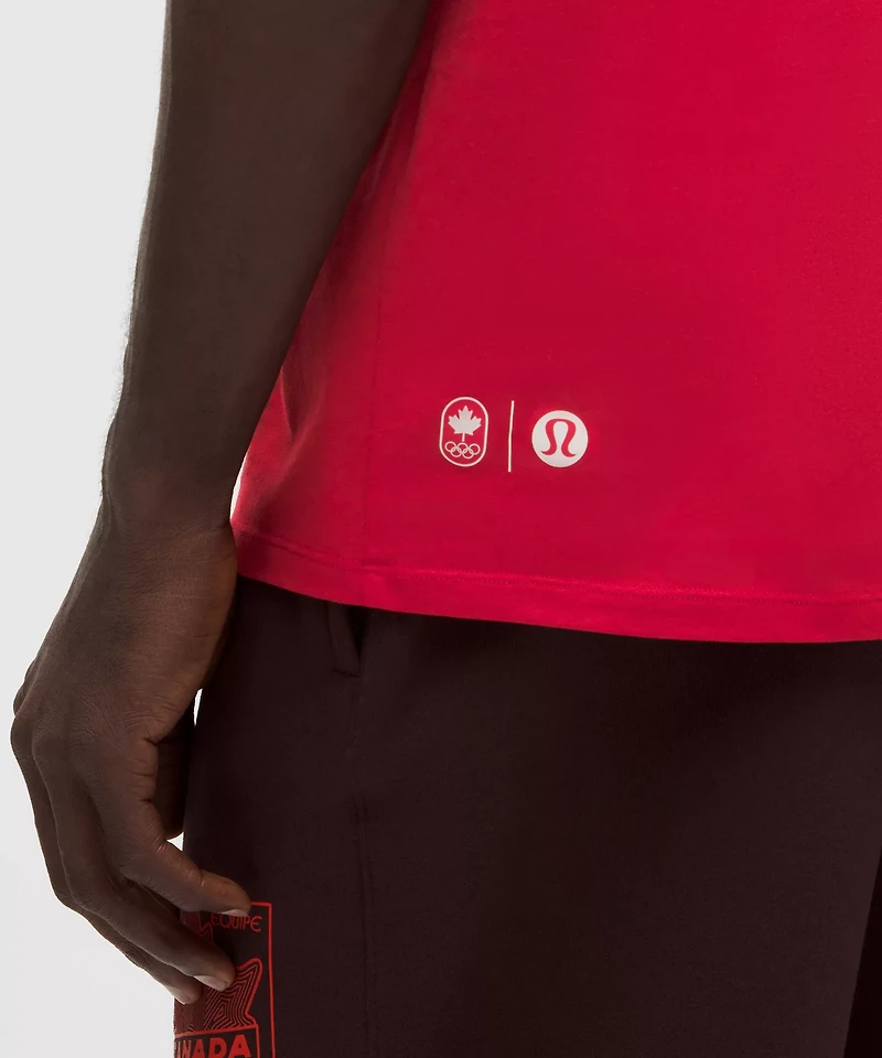 Team Canada Men's Cotton Jersey Graphic T-Shirt *COC Logo