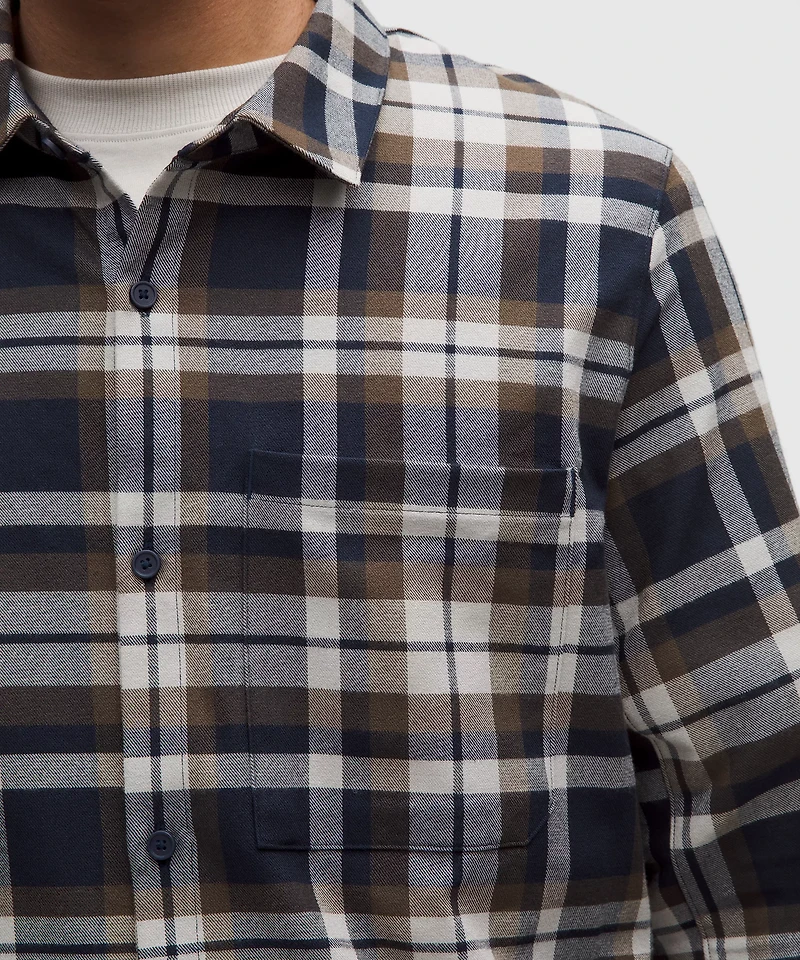 Brushed Woven Overshirt